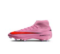 Chaussure de foot à crampons montante multi-surfaces Nike Mercurial Superfly 10 Academy Magic Flamingo/Total Crimson/Noir 46