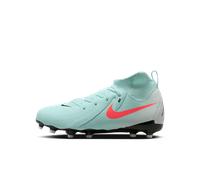 Chaussure de foot à crampons multisurfaces Nike Jr. Phantom Luna 2 Academy pour enfant/ado Mint/Off Noir/Atomic Red 34