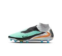 Chaussure de foot à crampons pour terrain synthétique Nike Phantom 6 High Elite Chrome/Noir 43