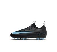 Chaussure de foot basse à crampons AG Nike Jr. Mercurial Vapor 16 Academy pour enfant/ado Noir/Ice Blue 38.5