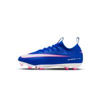 Chaussure de foot basse à crampons MG Nike Jr. Mercurial Vapor 16 Academy pour enfant/ado Racer Blue/Blanc 35