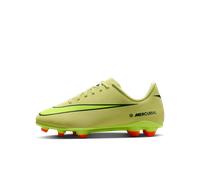 Chaussure de foot basse à crampons MG Nike Jr. Mercurial Vapor 16 Club pour enfant/ado Limelight/Hyper Crimson/Volt 36.5