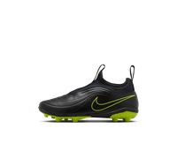 Chaussure de foot basse à crampons MG Nike Jr. Tiempo Maestro Club Noir/Volt/Noir 27.5