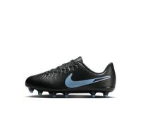 Chaussure de foot basse à crampons multi-surfaces Nike Jr. Tiempo Legend 10 Club pour enfant/ado Noir/Noir 36