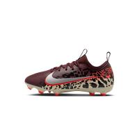 Chaussure de foot basse à crampons multi-surfaces Nike United Jr. Mercurial Vapor 16 Academy pour ado Burgundy Crush/University Red/Fossil/Metallic Silver 32