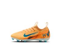 Chaussure de foot basse à crampons Nike Jr. Mercurial Vapor 16 Academy « Kylian Mbappé » MG pour ado Melon Tint/Igloo/Neo Turquoise 35.5