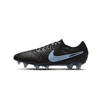 Chaussure de foot basse à crampons pour terrain gras Nike Tiempo Legend 10 Elite Noir/Noir 36