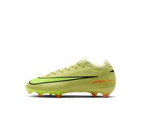 Chaussure de foot basse à crampons pour terrain sec Nike Jr. Mercurial Vapor 16 Pro pour enfant/ado Limelight/Hyper Crimson/Volt 36.5