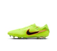 Chaussure de foot basse à crampons pour terrain sec Nike Tiempo Legend 10 Elite Volt/Noir 46
