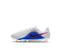 Chaussure de foot basse ado à crampons multi-surfaces Nike Jr. Tiempo Maestro Academy Blanc/Racer Blue/Pink Blast/Noir 35.5