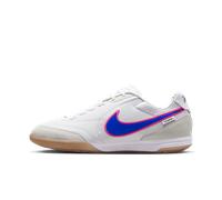 Chaussure de foot en salle coupe basse Nike Tiempo Streetgato Blanc/Pink Blast/Racer Blue 36.5