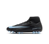 Chaussure de foot montante à crampons AG Nike Mercurial Superfly 10 Academy Noir/Ice Blue 43