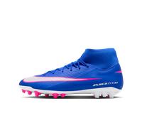 Chaussure de foot montante à crampons AG Nike Mercurial Superfly 10 Academy Racer Blue/Blanc 45