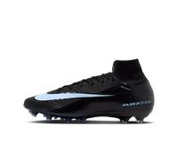 Chaussure de foot montante à crampons AG-Pro Nike Mercurial Superfly 10 Elite Noir/Ice Blue 47