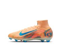 Chaussure de foot montante à crampons FG Nike Mercurial Superfly 10 Elite « Kylian Mbappé » Melon Tint/Igloo/Neo Turquoise 42