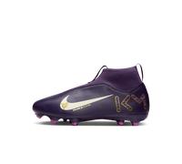 Chaussure de foot montante à crampons multi-surfaces Nike Jr. Mercurial Superfly 10 Academy « Kylian Mbappé » pour enfant/ado Grand Purple/Pale Ivory 38