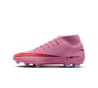 Chaussure de foot montante à crampons multi-surfaces Nike Mercurial Superfly 10 Club Magic Flamingo/Total Crimson/Noir 41