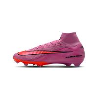 Chaussure de foot montante à crampons Nike Mercurial Superfly 10 Elite Magic Flamingo/Total Crimson/Noir 47.5