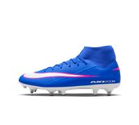 Chaussure de foot montante à crampons SG-Pro Nike Mercurial Superfly 10 Academy Racer Blue/Blanc 44