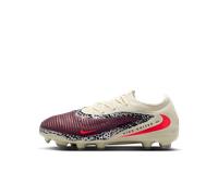 Chaussure de foot multi-surfaces à crampons Nike United Jr. Phantom 6 Low Pro pour ado Burgundy Crush/Fossil/University Red 32