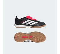 Chaussure de football à languette rabattable Predator League Indoor Enfants Core Black / Cloud White / Lucid Red 35