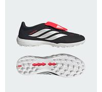 Chaussure de football à languette rabattable PREDATOR LEAGUE Turf Core Black / Cloud White / Lucid Red 40