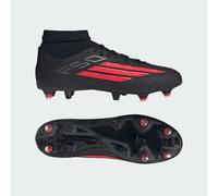 Chaussure de football F50 LEAGUE Mid Cut Terrain gras Core Black / Lucid Red / Core Black 47 1/3