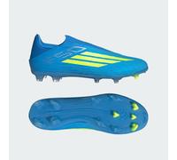Chaussure de football F50 LEAGUE sans lacets pour terrain souple/multi-surfaces Lucid Ray Blue / Team Solar Yellow 2 / Lucid Aquamarine 45 1/3