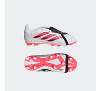 adidas Mixte Enfant Predator Club Fold-Over Tongue Firm Ground/Multi Ground Football Boots Kids Shoes, FTWR White/Solar Turbo/Core Black, 30 1/2 EU
