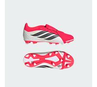 adidas Mixte Enfant Predator Club Fold-Over Tongue Firm Ground/Multi Ground Football Boots Kids, Lucid Red/Core Black/FTWR White, 37 1/3 EU