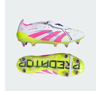 Chaussure de football languette rabattue Predator Elite Terrain gras Cloud White / Lucid Pink / Lucid Lemon 48