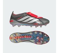 Chaussure de football Predator Elite à languette rabattable pour terrain synthétique Iron Metallic / Cloud White / Lucid Red 47 1/3