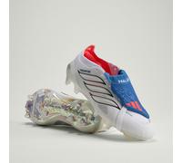 Chaussure de football PREDATOR ELITE languette rabattable terrain souple Cloud White / Zero Metalic / Royal Blue 48