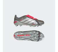 Chaussure de football PREDATOR LEAGUE Fold-Over Tongue Artificial Ground Enfants Iron Metallic / Zero Metalic / Lucid Red 35 1/2