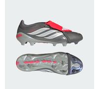 Adidas Chaussures de football Predator League Languette rabattable Terrain ferme Gris argenté 44 EU