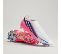 Chaussure de football sans lacetsF50 Hyperfast Elite terrain Gras Cloud White / Solar Purple / Solar Turbo 42