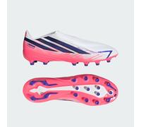 Chaussure de football sans lacetsF50 HYPERFAST LEAGUE terrain synthétique Cloud White / Solar Purple / Solar Turbo 42 2/3