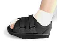 Chaussure de Fracture Déchargement à l'Avant-Pied Chaussure de Hallux Vagus Post-opératoire Chaussures Orthopédique Réglable pour Fracture Métatarsienne Orteils Cassés Pied Gauche et Droit Universel