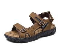 Chaussure De Marche Homme- Sandales Chaussures De Plage DéContractéEs D'ExtéRieur Design éLéGant Semelle Souple Et éPaisse L'éTé LéGèRes Et Confortables Brides RéGlables