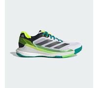 adidas Homme Crazyquick Boost Padel Shoes, Cloud White/Core Black/Lime Burst, 44 EU