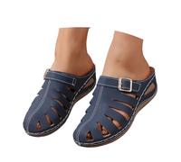 Chaussure De Plage- Chaussure Ete Sandales D'été Décontractées à Enfiler avec Bride De Cheville Ajustable pour Un Confort Optimal à L'Intérieur comme à L'Extérieur Base