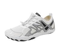 Chaussure de plage Chaussures unisexes pour la randonnée en rivière, respirantes, pour la plage, les sports de plein air, natation, randonnée et l'alpinisme. Chaussures cinq Chaussure (White, 39)