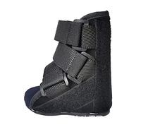 Chaussure de Plâtre Enfant Postopératoire Chaussures de Réeducation Couverture Pieds Chaussure Post-Chirurgicale Fille Garçon pour Fracture du Pied Cheville Soutien du Pied Noir de Jais Clair 18CM