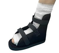 Chaussure de Plâtre Postopératoire Chaussure Ouverture Large pour Pied Plâtré Chaussons Réglabe de Protection de Plâtre Chaussons Pour Fracture de Pied Blessé Entorse