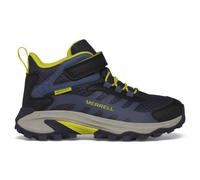 Chaussure de randonnÃ©e MERRELL MOAB SPEED 2 MID A/C WTPRF (NAVY/HI VIZ) Junior 29