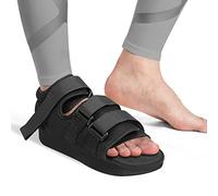 Chaussure de récupération post-opératoire réglable,Chaussure de marche médicale à l'avant du pied,Chaussure de guérison pour post-chirurgie ou soutien opérationnel, gros orteil cassé,Plat (S)