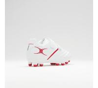 Chaussure de rugby - Garçon - GILBERT - SIDESTEP X20 - Blanc/Rouge - Taille 33 - Crampons moulés
