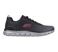 Skechers Homme Track-ripkent Shoes, Garniture Anthracite En Filet Noir, 44 EU