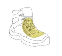 Chaussure de sécurité avec protection des métatarses marron haute HOT CUMIN MilleMeta FusionGrip GASTON MILLE S3L M AN HI CI FO LG SR - PHMM3 41
