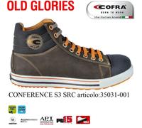 Chaussure De Sécurité Cofra CONFERENCE S3 SRC Nubuck Imperméable 35031-001